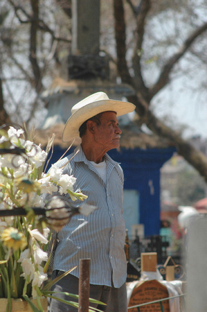 Cemetery Worker Mexico  8X12-16X24