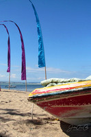 Bali boat on beach8X12-12X24