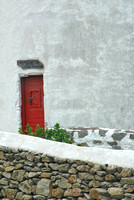 Mykonos Red Door 8X12