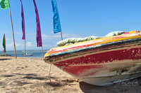 Bali Boat on Beach 2 8X12-12X24