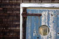 Maine Blue Door 8X12, 16X24